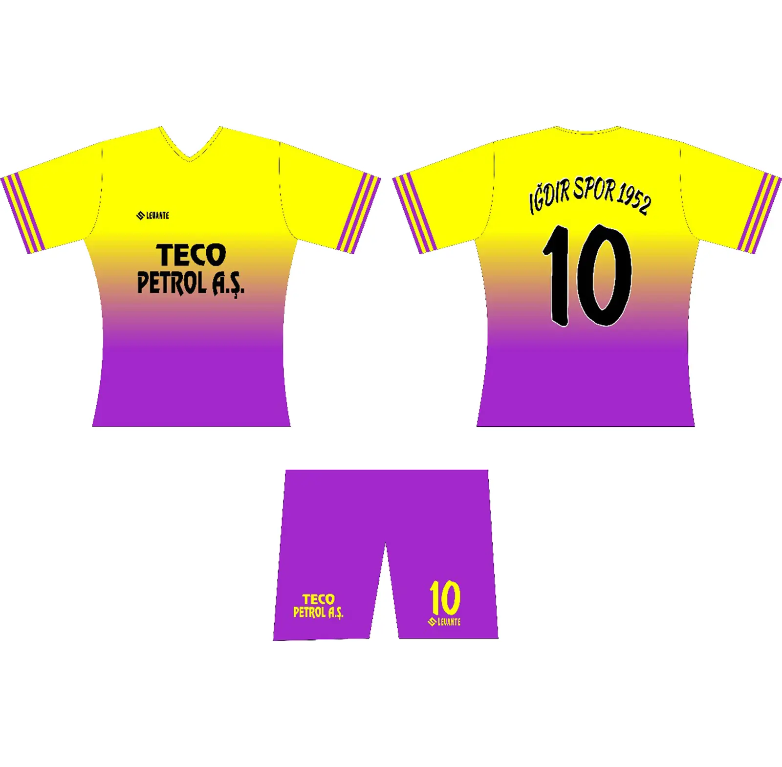 Voleybol Forma tasarım örneği